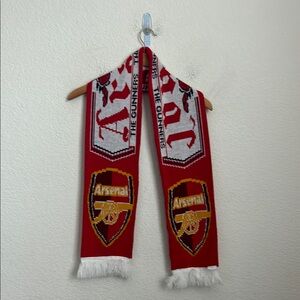 Arsenal Red and White Scarf